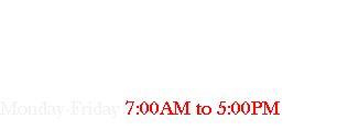 10120 Two Notch Road Suite 2-178
Columbia, SC 29223 Monday-Friday 7:00AM to 5:00PM
